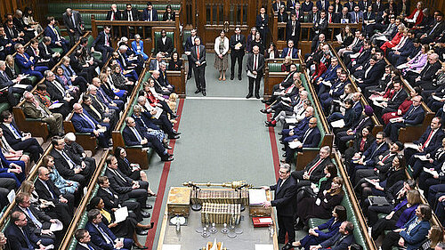 Image of a full House of Commons