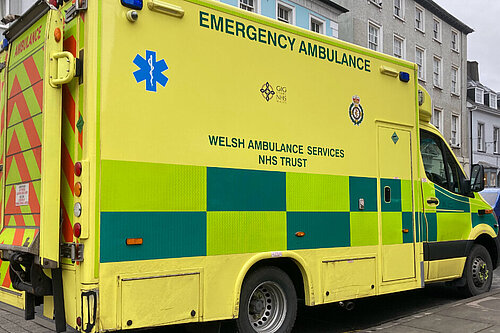 An ambulance