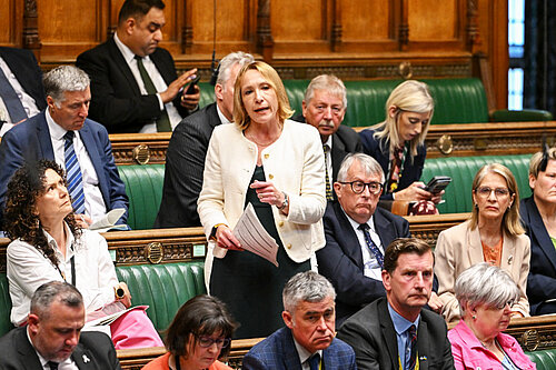 Helen Morgan speaking in Parliament